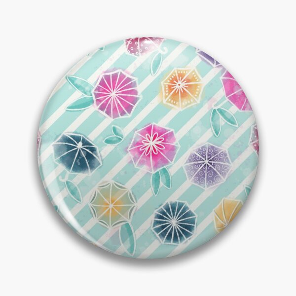 Item preview, Rainflowers Umbrella Stripes designed and sold by SakuraSkies.