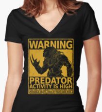 Hunting Season Women's Fitted V-Neck T-Shirt
