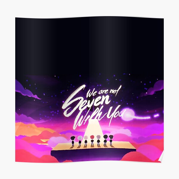 Bts We Were Only 7 Poster By Puikb Redbubble