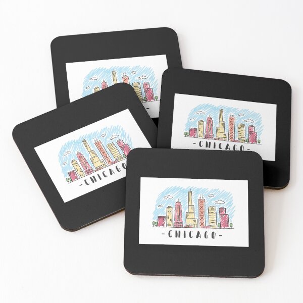 Item preview, Chicago USA Skyline designed and sold by DavinciStore21.