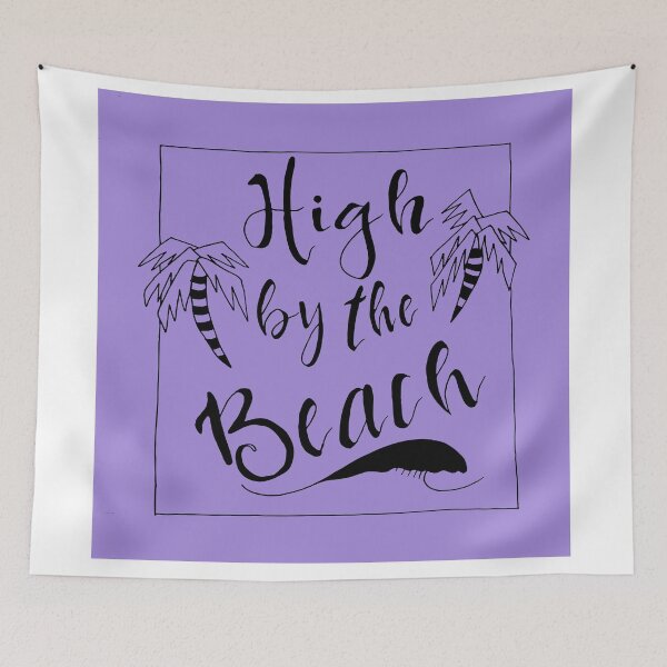 Item preview, high by the beach vintage art designed and sold by Ilustra Club.