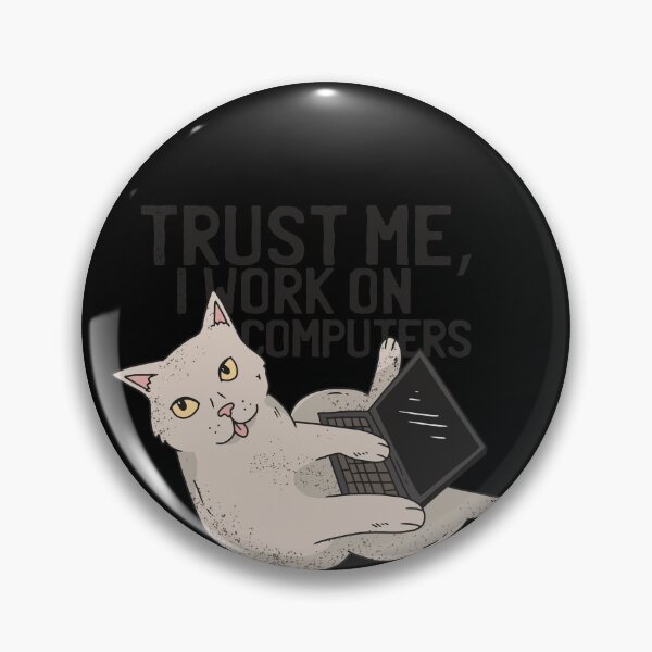 Artikelvorschau, Computer Cat Funny Design entworfen und verkauft von DavinciStore21.