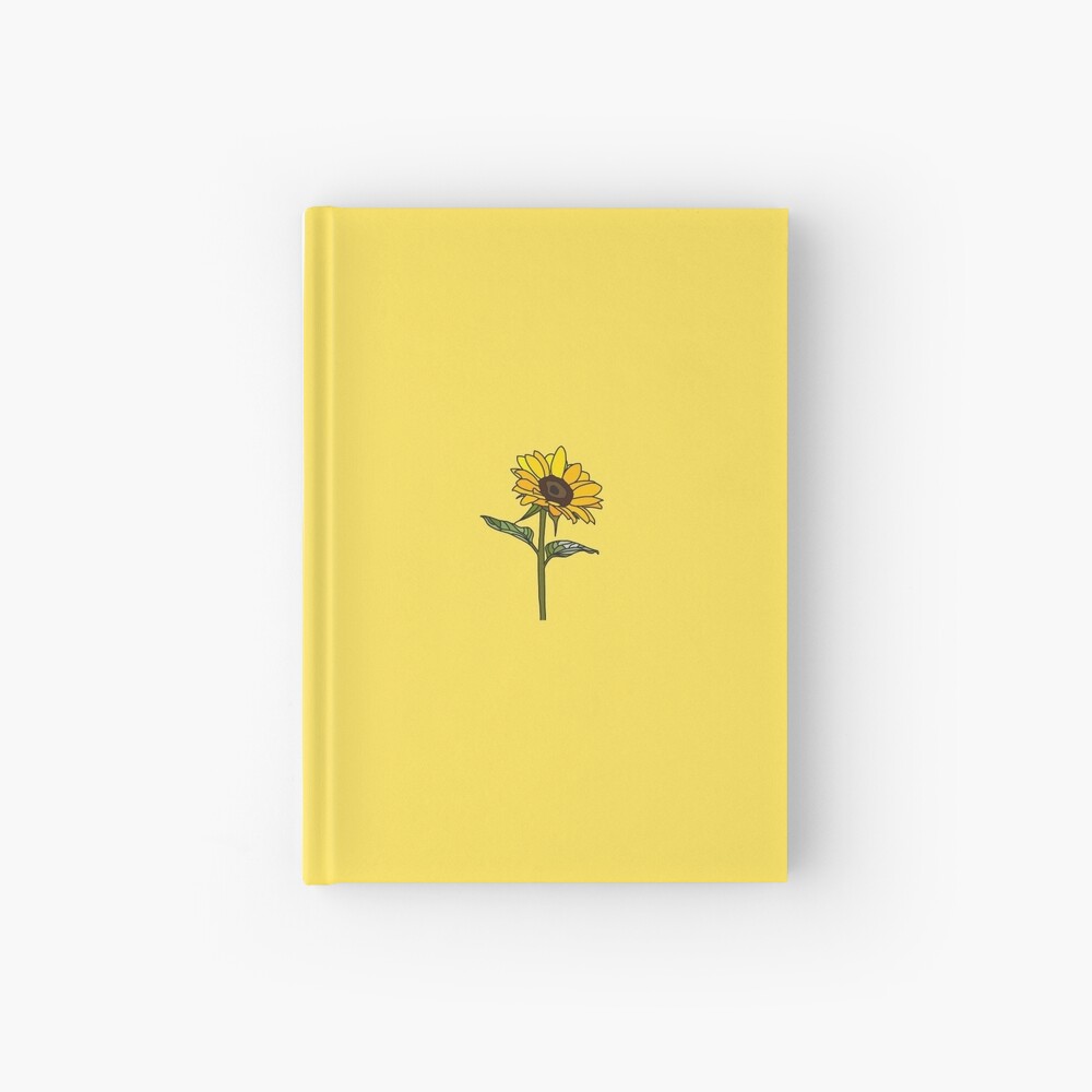 Little Aesthetic Sunflower Hardcover Journal