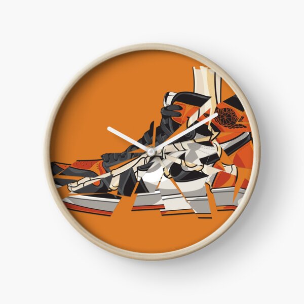 Shattered Backboard Clock