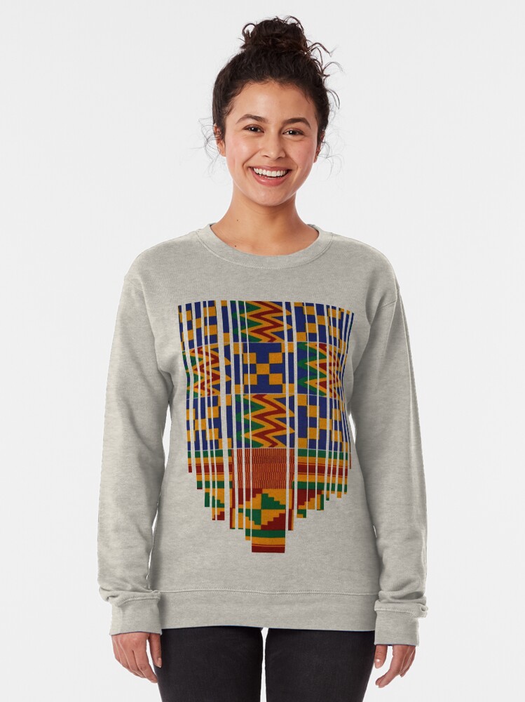 african print sweater