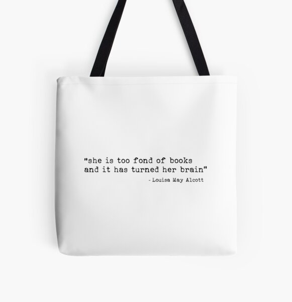 Buy Little Women Cotton Tote Bag Book Page Print Louisa May Online in India  