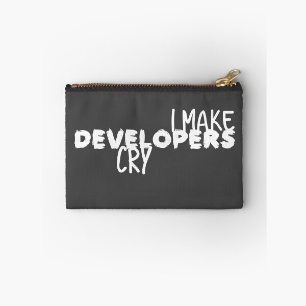 Item preview, Funny analyser Gift-QA Engineer Funny I Make Developers Cry Funny Analyser  designed and sold by Mimo15.