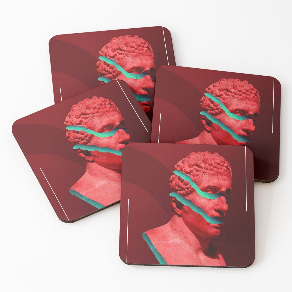 Item preview, Coasters (Set of 4) designed and sold by Drawfish.
