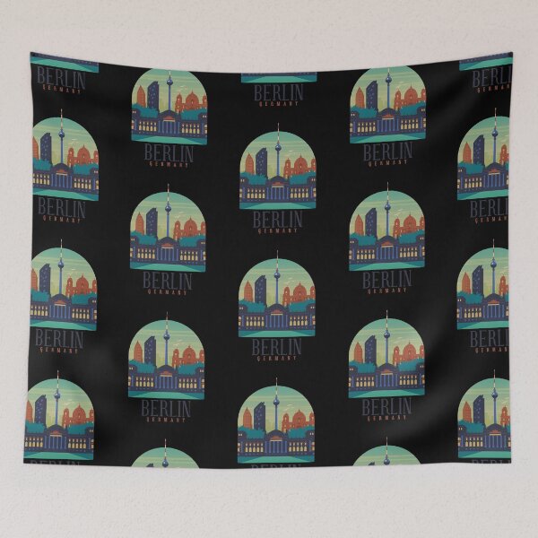 Item preview, Berlin City Skyline designed and sold by DavinciStore21.