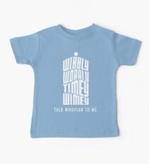 Talk Whovian To Me Baby Tee