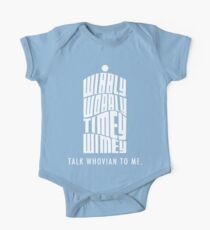Talk Whovian To Me One Piece - Short Sleeve