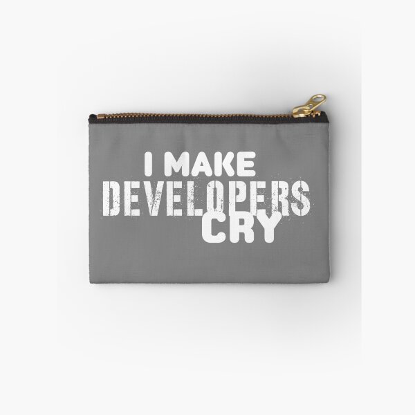 Item preview, Funny analyser Gift-QA Engineer Funny I Make Developers Cry Funny Analyser  designed and sold by Mimo15.