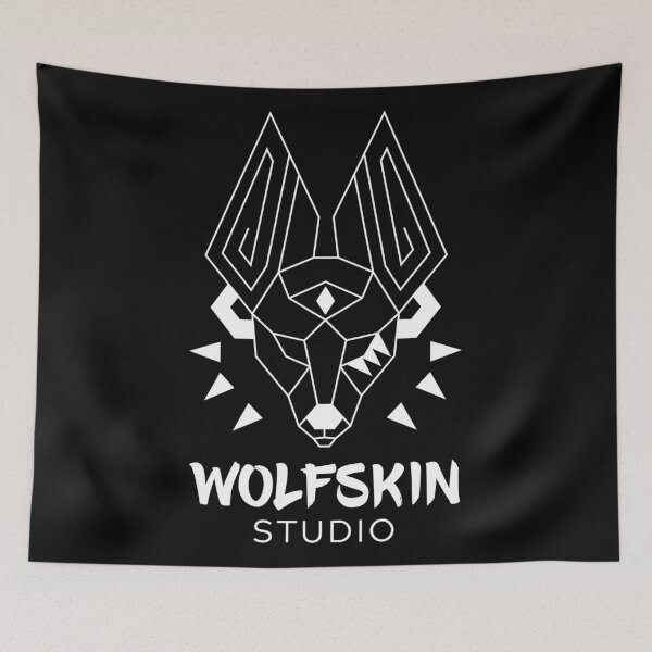 Item preview, WolfSkin Studios WHITE logo designed and sold by WolfSkinStudios.