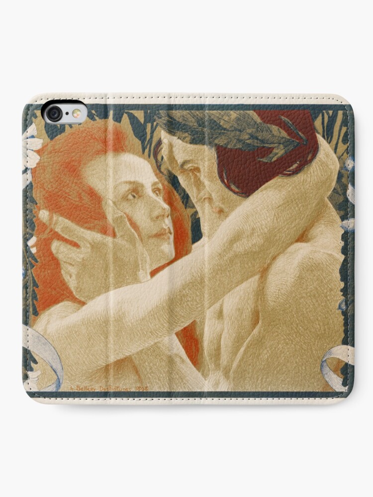 Alternate view of Enigma (L'Estampe Moderne) by Henri Bellery-Desfontaines, 1898 iPhone Wallet