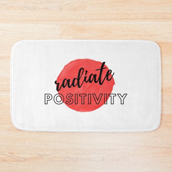 Item preview, Radiate Positivity Red Watercolor Affirmation Inspirational Quote designed and sold by ArianaDagan.