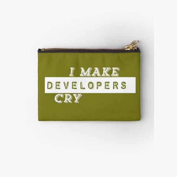 Item preview, Funny analyser Gift-QA Engineer Funny I Make Developers Cry Funny Analyser  designed and sold by Mimo15.