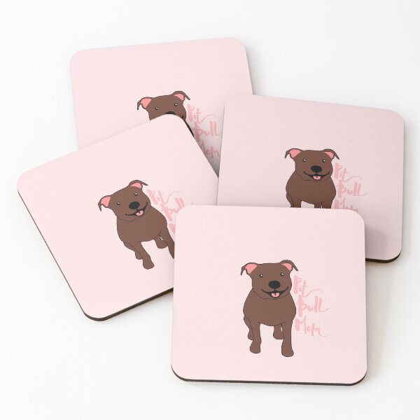 Item preview, Pitbull mamá pitbull marrón designed and sold by Sarahgranchelli.