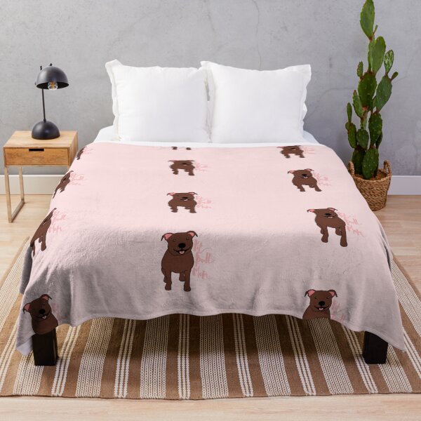 Item preview, Pit bull mom brown pit bull designed and sold by Sarahgranchelli.
