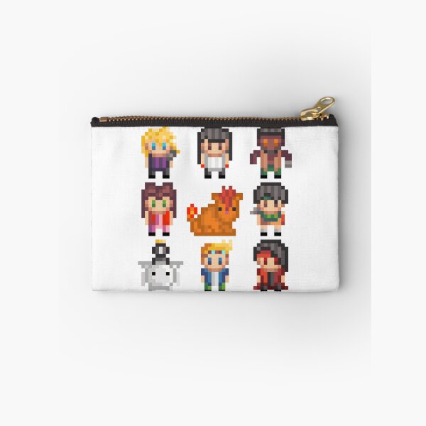 Item preview, FF7 Pixel Art Characters designed and sold by MutsKunArtistry.