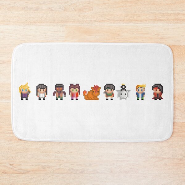 Item preview, FF7 Pixel Art Characters designed and sold by MutsKunArtistry.