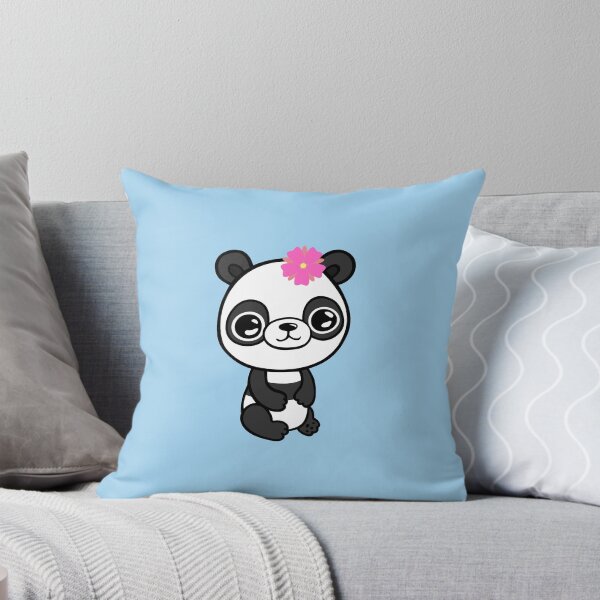 Item preview, Baby panda with pink flower designed and sold by jakezbontar.