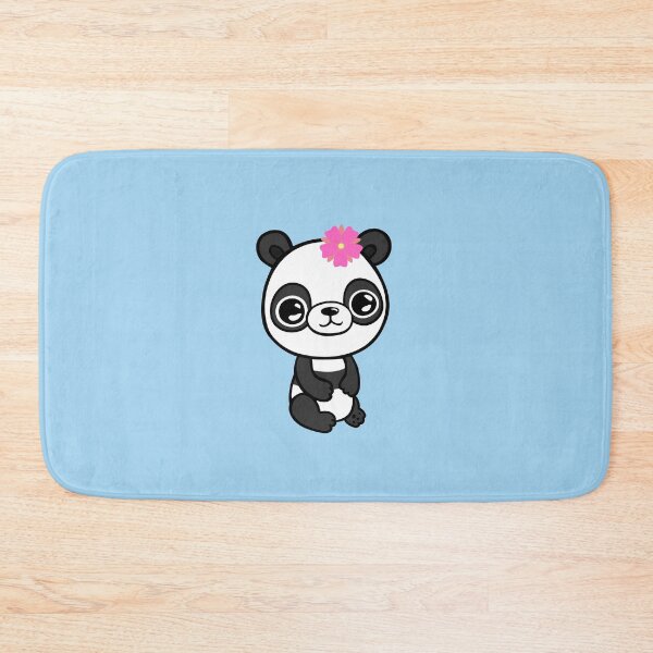 Item preview, Baby panda with pink flower designed and sold by jakezbontar.