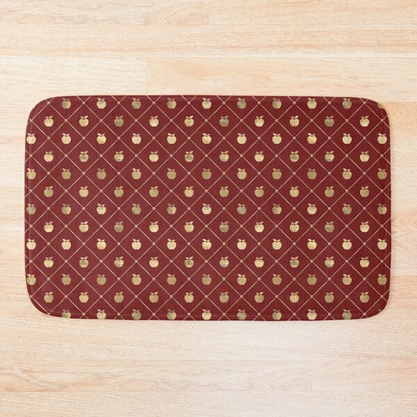 Item preview, Golden Apple Red and Gold Pattern designed and sold by digitalvintage.