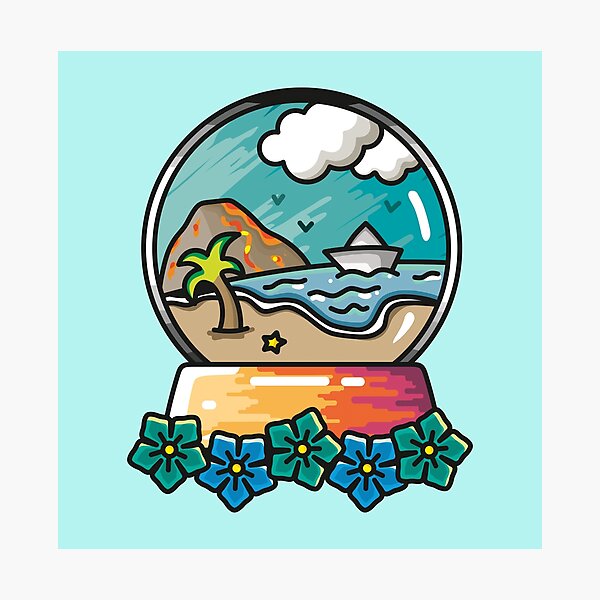 Item preview, BOLA DE NIEVE DE VERANO designed and sold by valegr.