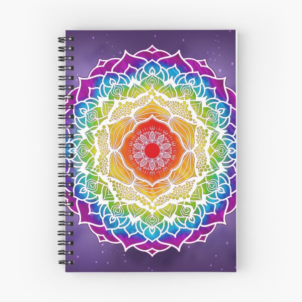 Item preview, 7 Chakra Mandala Design - WOPURPLEBG Watercolor  designed and sold by serenaking.