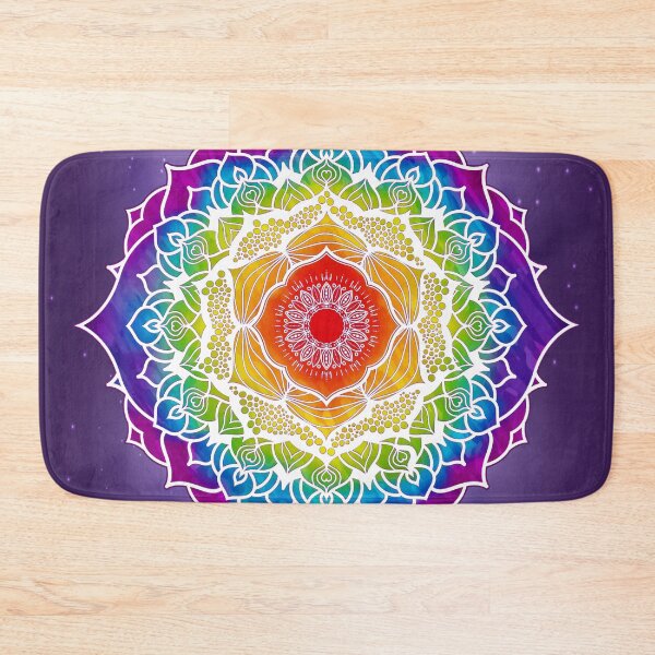 Item preview, 7 Chakra Mandala Design - WOPURPLEBG Watercolor  designed and sold by serenaking.