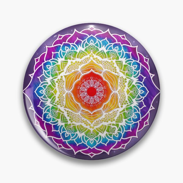 Item preview, 7 Chakra Mandala Design - WOPURPLEBG Watercolor  designed and sold by serenaking.
