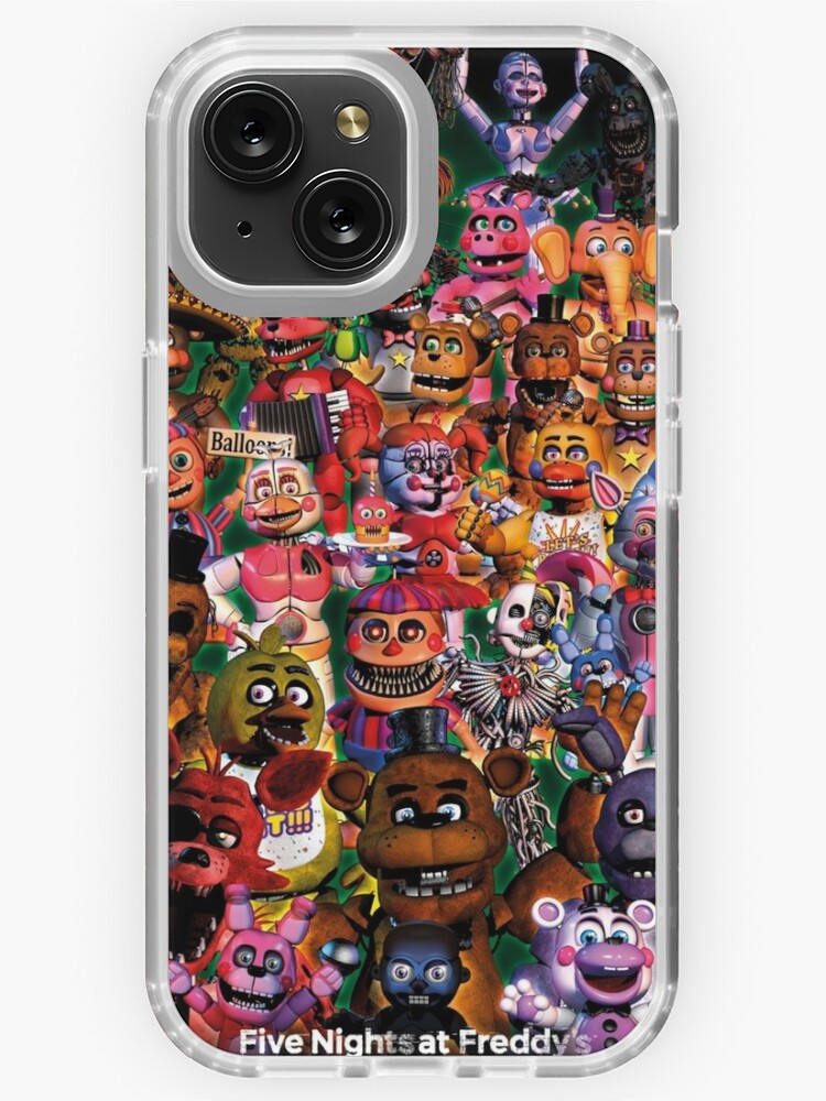 FNAF // Freddy's Faces Pattern Cute Kawaii Chibi for kids iPhone Case for  Sale by hocapontas