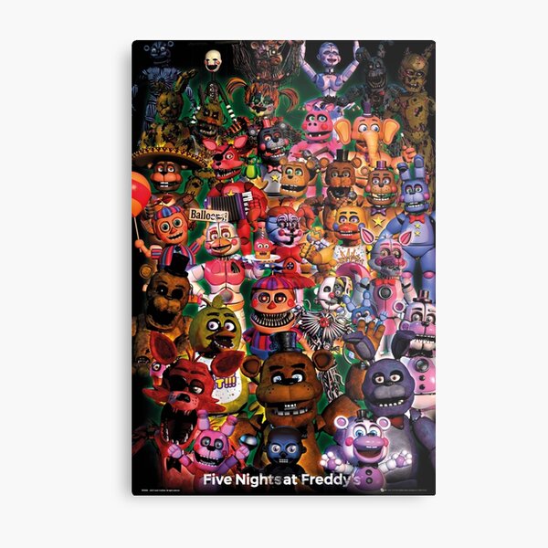 Five Nights At Freddys Metal Print