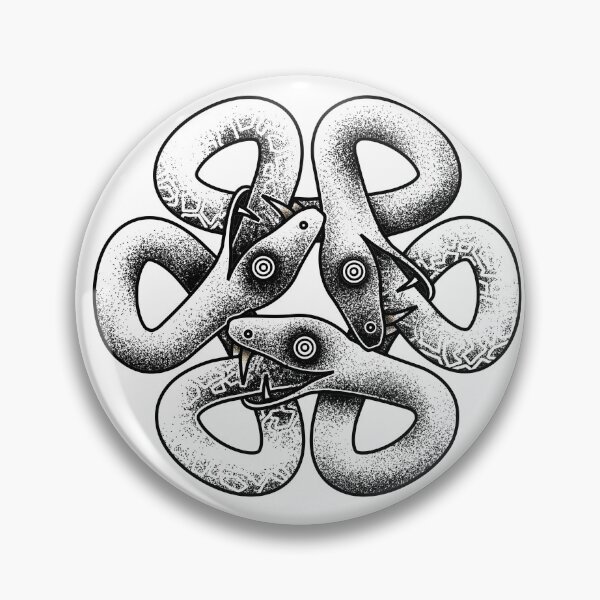 Item preview, Poisonous Tattoo Design - Black and White designed and sold by AndyGeee.