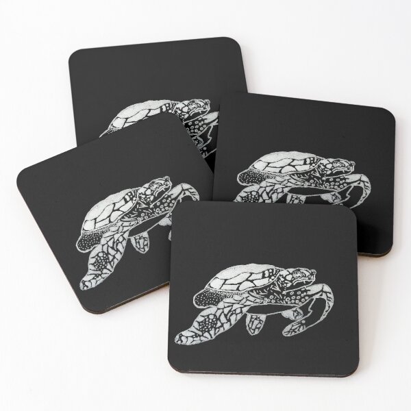 Item preview, Black and White Turtle designed and sold by carolinemary3.