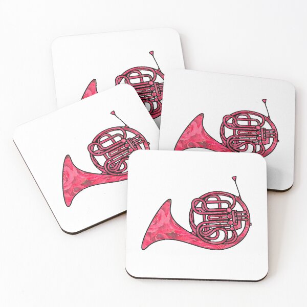 Item preview, French Horn in Rose Print designed and sold by sillybanana.