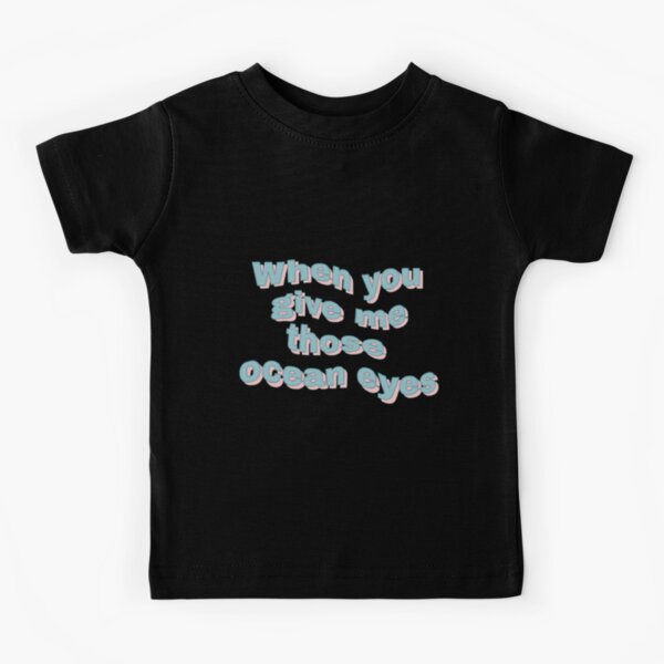 Canciones de Billie Eilish Camiseta para niños