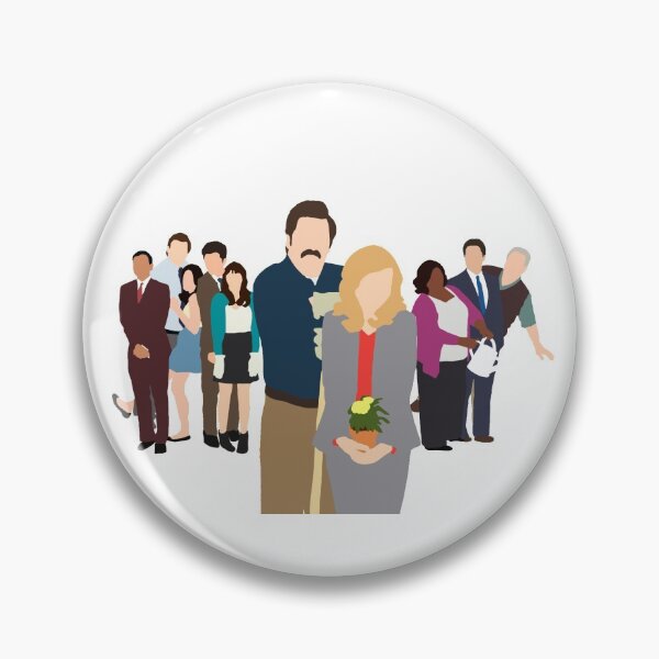 Item preview, Parks & Rec Character Silhouette designed and sold by carowilson.