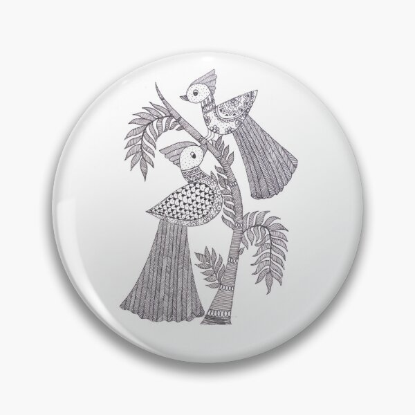 Item preview, Madhubani Birds designed and sold by aashree.