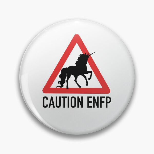 Item preview, Caution ENFP unicorn designed and sold by darcy boutique.