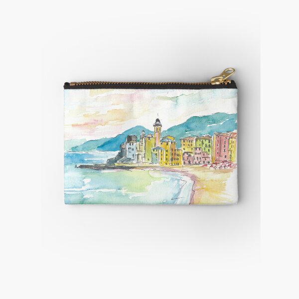 Item preview, Camogli Beach with Historic Italian Town Center  designed and sold by artshop77.