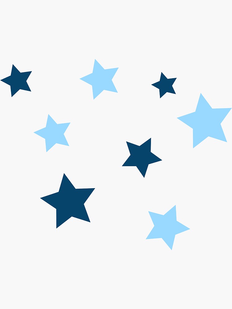 light blue/navy star pack by juliamarotti