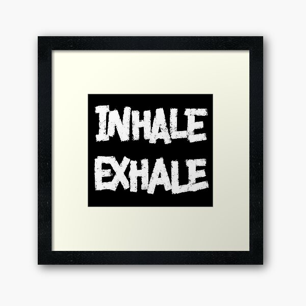 Item preview, Inhale Exhale designed and sold by Zagach Letters.