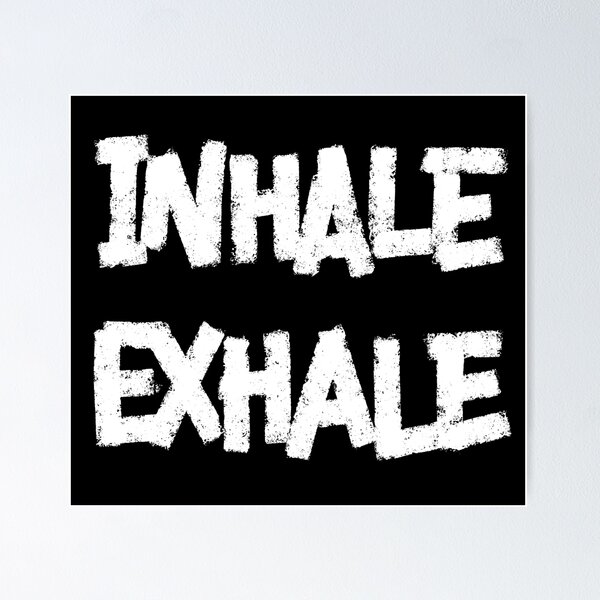 Item preview, Inhale Exhale designed and sold by Zagach Letters.