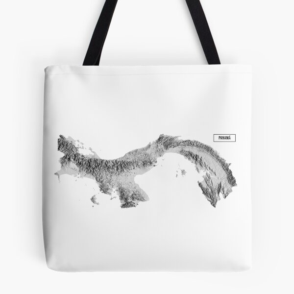 Item preview, Relief Map of Panamá designed and sold by ThinkAboutMaps.
