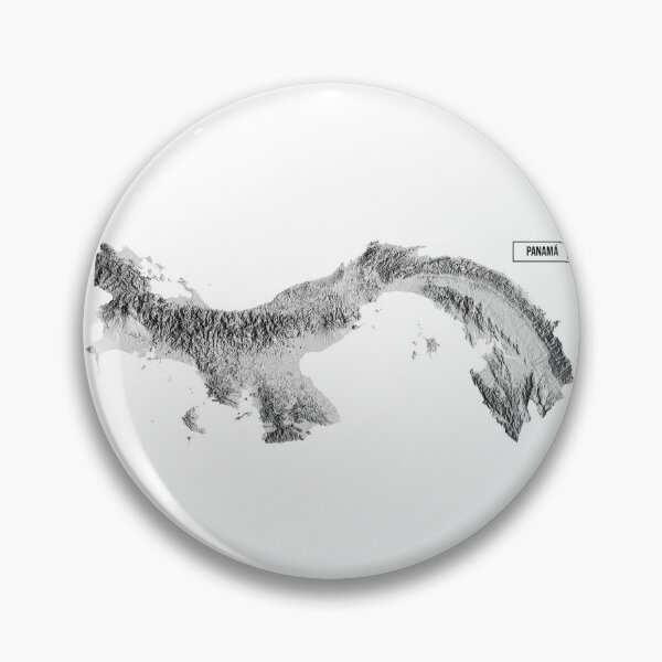 Item preview, Relief Map of Panamá designed and sold by ThinkAboutMaps.