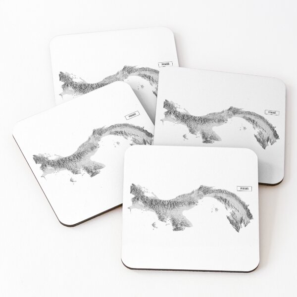 Item preview, Relief Map of Panamá designed and sold by ThinkAboutMaps.