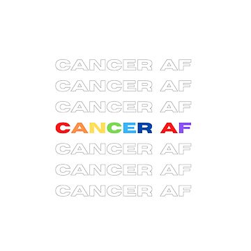 Artwork thumbnail, Cancer AF | Zodiac by DevlynnDesigns