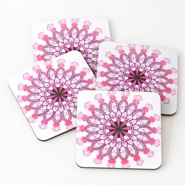 Item preview, Mandala design in pink designed and sold by SoniKapoor.