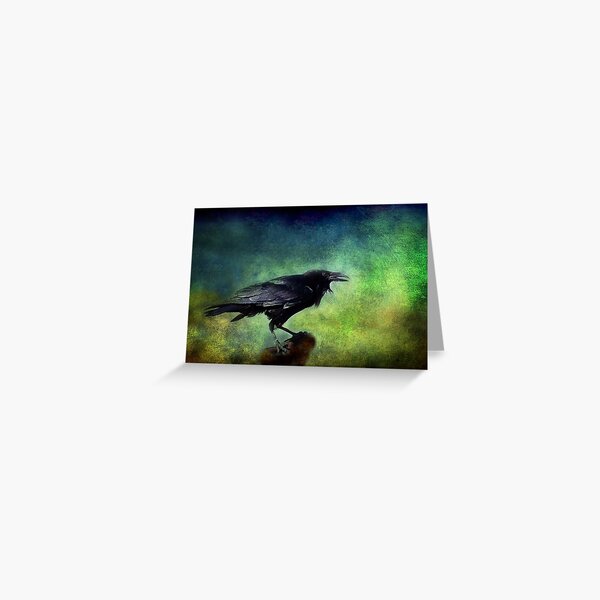 Common Raven Greeting Card